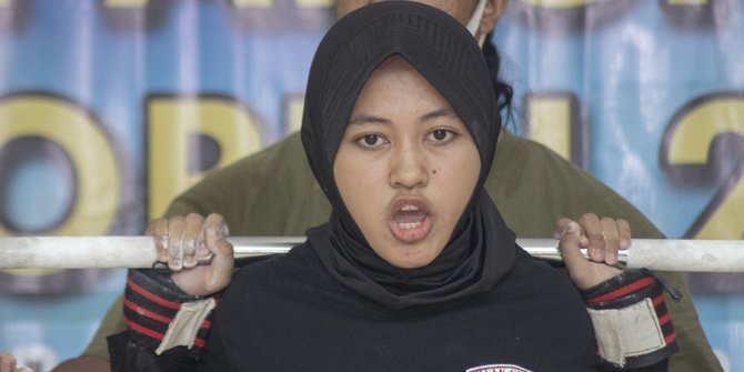  Jilbab di Prestasi Olahraga Angkat Berat, Patahkan Streotip