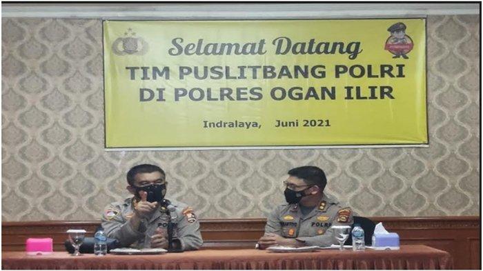  Tim Puslitbang Polri Kunjungi Polres Ogan Ilir, Bahas Implementasi Pelayanan Prima Polri ke Masyakat