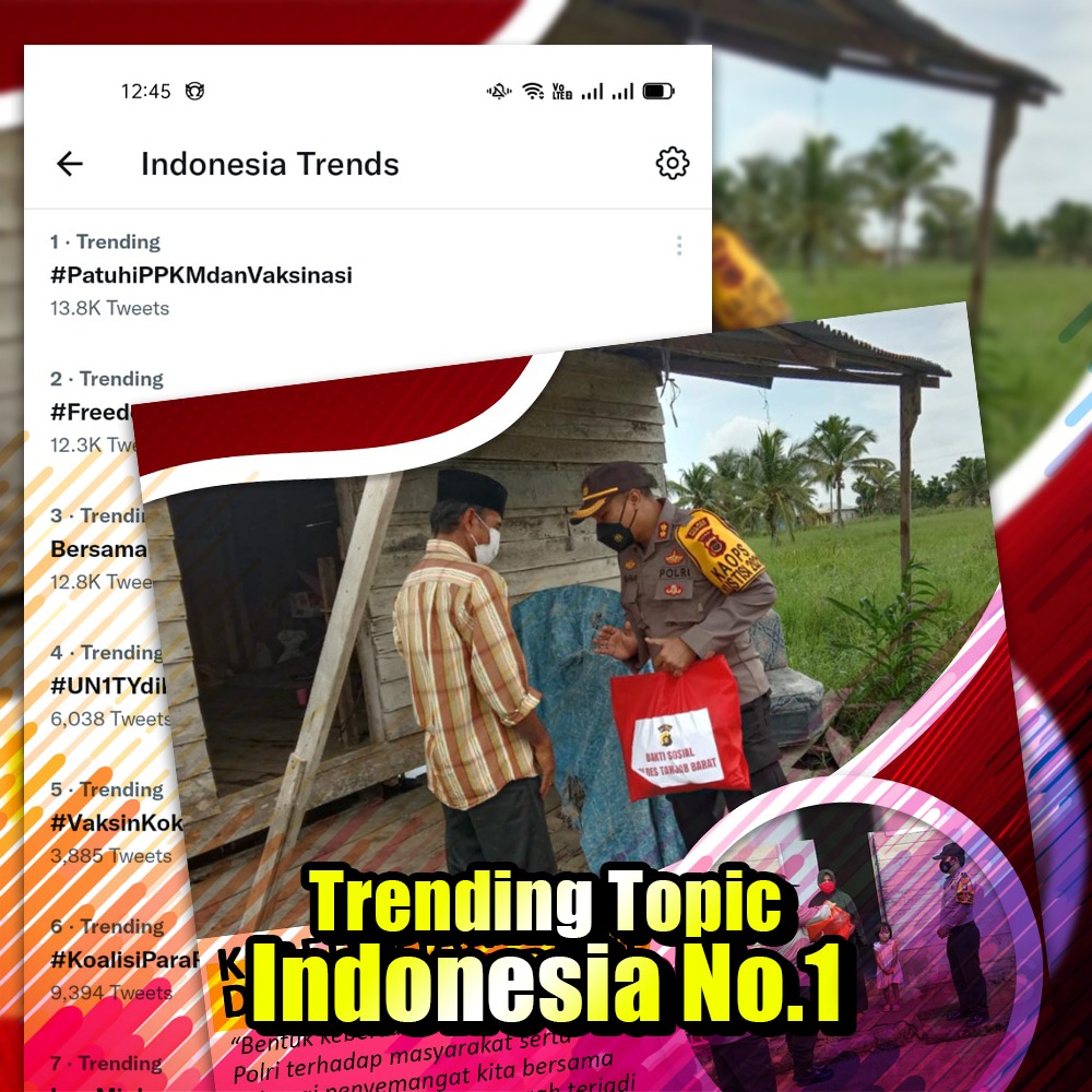  #PatuhiPPKMdanVaksinasi Untuk Indonesia Bebas dari Pandemi