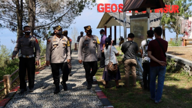  Libur Nataru, Polisi Perketat Prokes di Objek Wisata