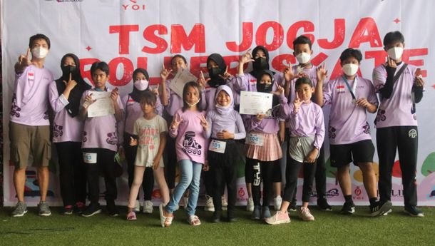  Atlet Sepatu Roda Freestyle Lampung Berhasil Raih Prestasi pada Ajang TSM Roller Skate Festival Yogyakarta