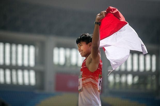  Sprinter Indonesia Saptoyogo Purnomo Raih Emas Pertama di Asian Para Games 2022