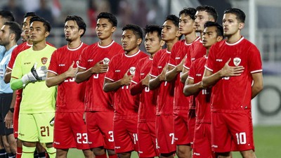 Indonesia melawan Korea Selatan di perempatan final Piala Asia U-23
