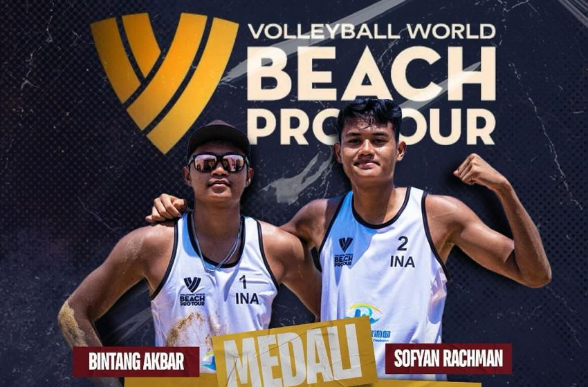  Raih Emas, Timnas Voli Pantai Indonesia Ukir Sejarah di World Volleyball World Beach