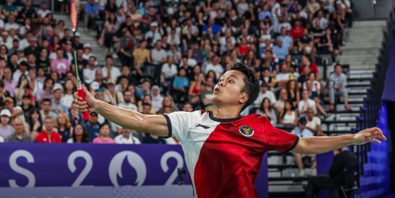  Anthony Ginting Catat Kemenangan Perdana di Olimpiade Paris 2024, Tekuk Howard Shu 2 Game