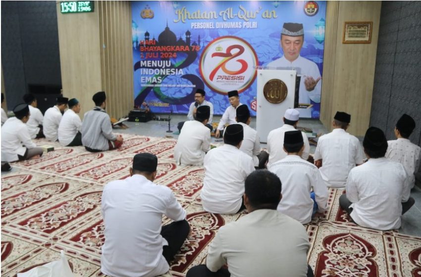  Semarak HUT Bhayangkara Ke-78 Tahun 2024: Komitmen Polri dalam Khataman Al-Quran dan Dedikasi Pelayanan Masyarakat