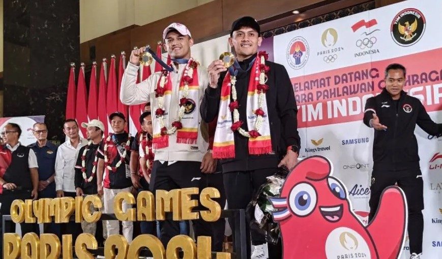 Rizki Juniansyah dan Veddriq Leonardo