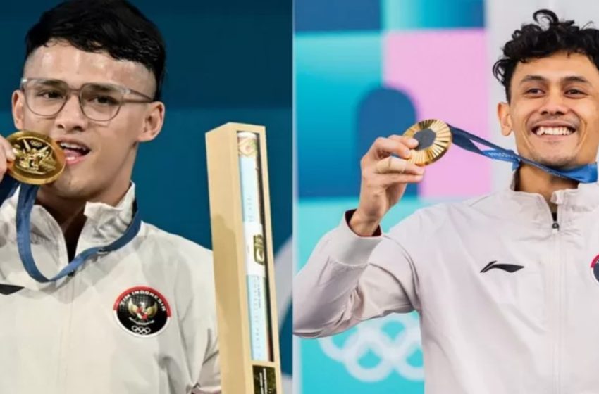  Veddriq Leonardo dan Rizki Juniansyah Warnai Penutupan Olimpiade Paris 2024 dengan Prestasi Emas