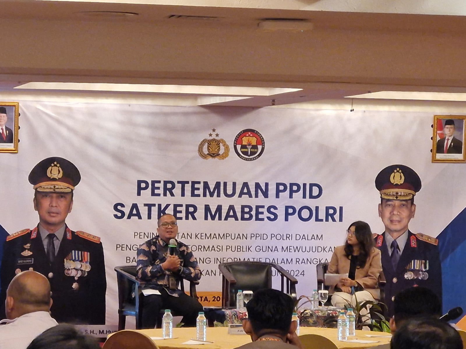 pertemuan PPID dengan satker mabes polri