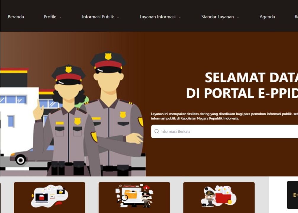 website E-PPID Polri