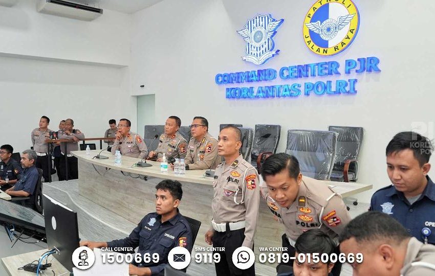  Kakorlantas Polri Pastikan Kesiapan Command Center KM 29 untuk Natal dan Tahun Baru